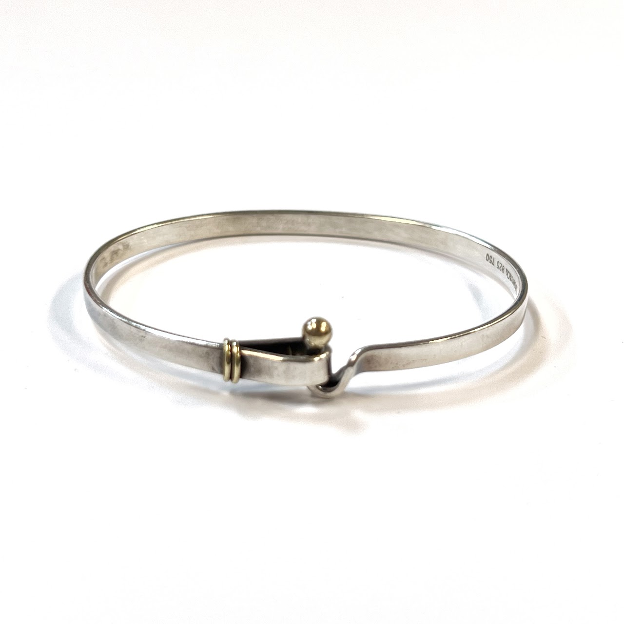 Tiffany & Co. 18K and Sterling Silver Bangle