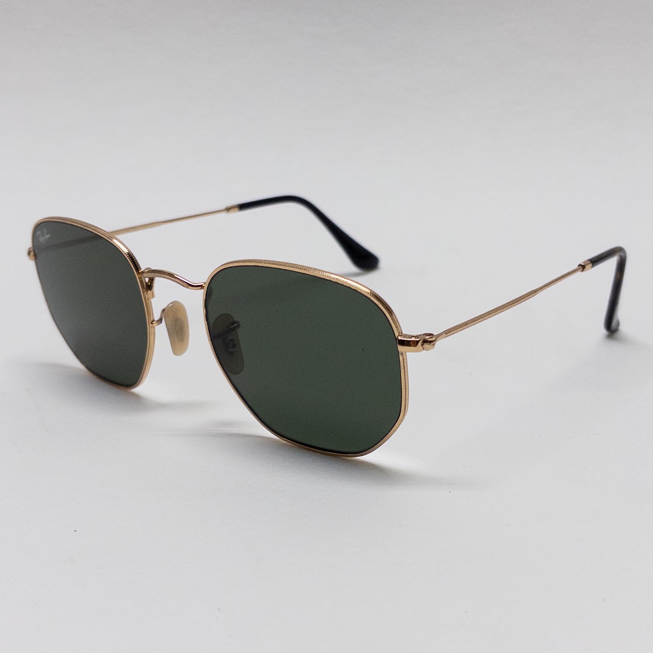 Ray-Ban Hexagonal Flat Glass Lens Sunglasses