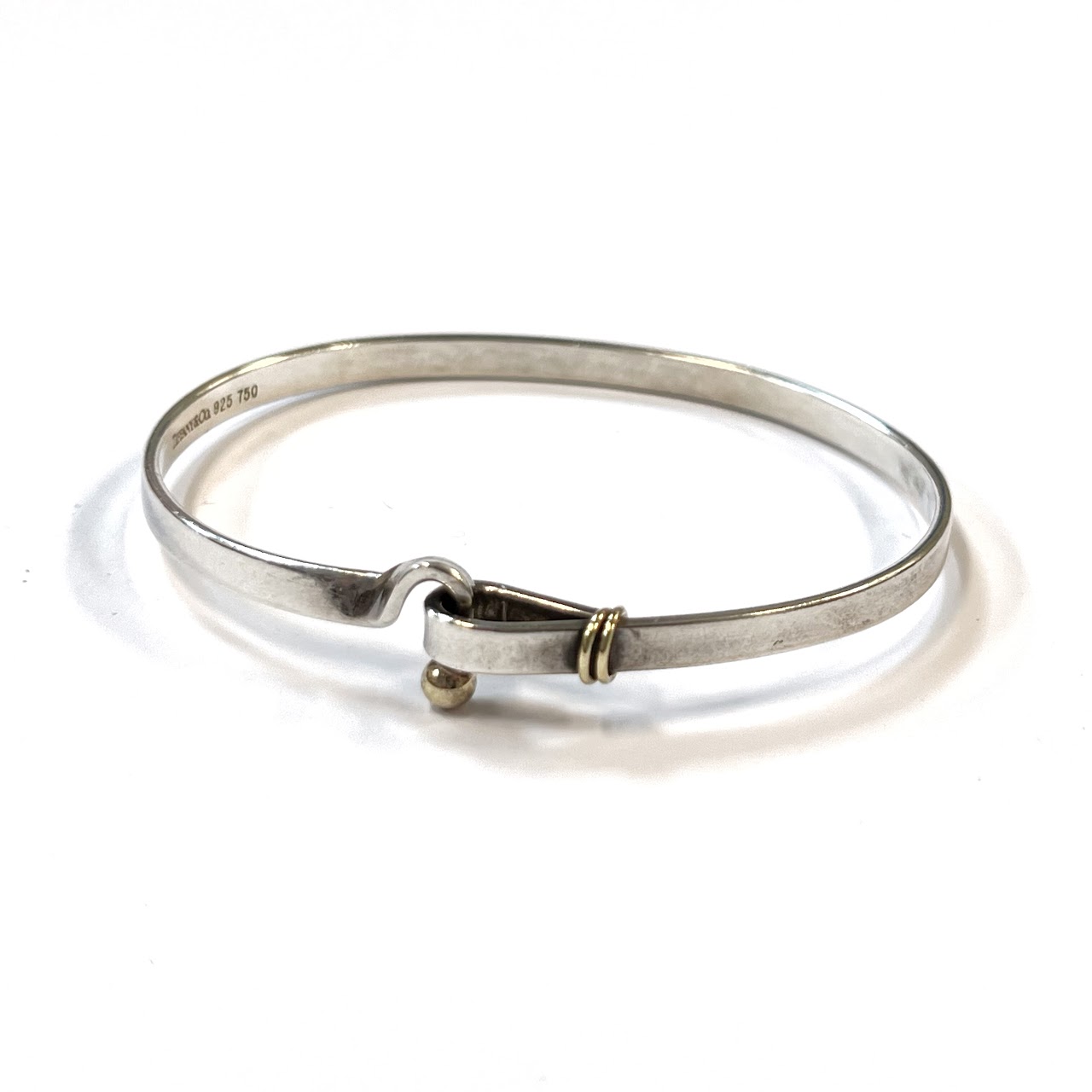 Tiffany & Co. 18K and Sterling Silver Bangle