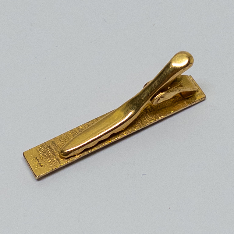 22K Gold Vintage 'B' Monogram Tie Clip