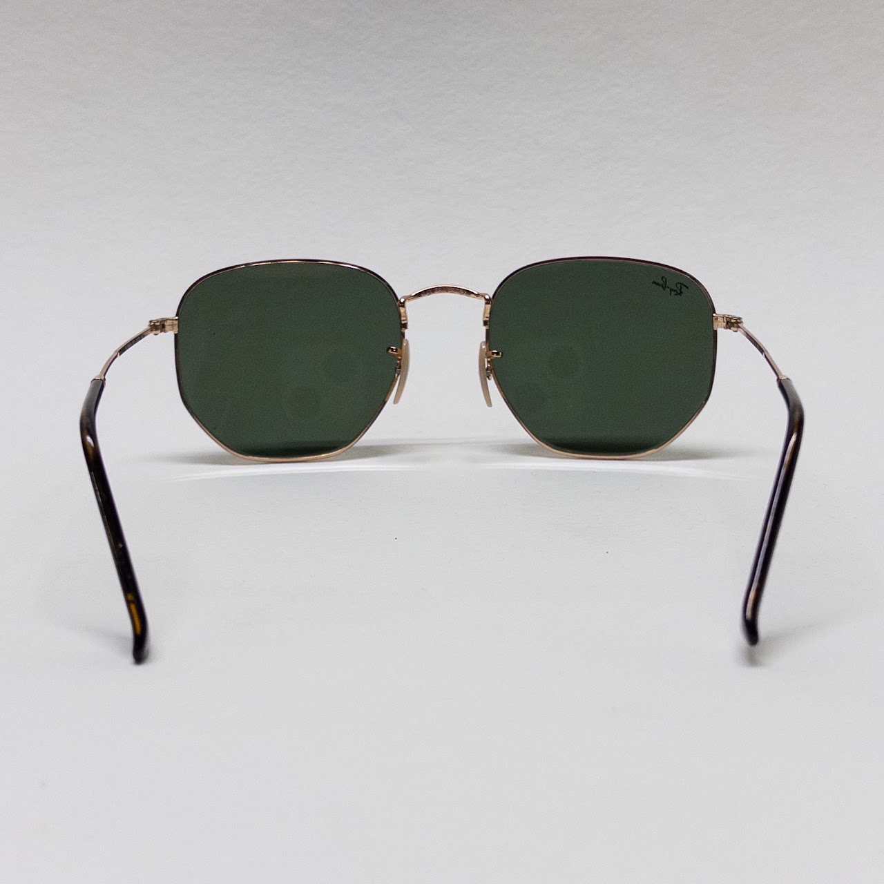 Ray-Ban Hexagonal Flat Glass Lens Sunglasses