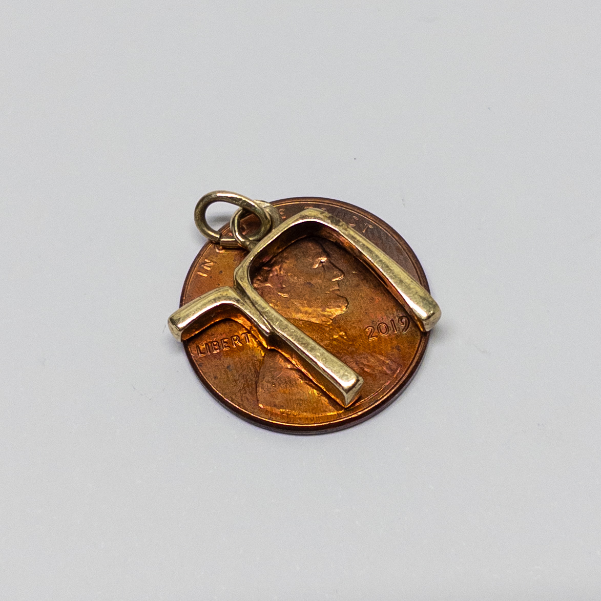 14K Gold Chai Pendant