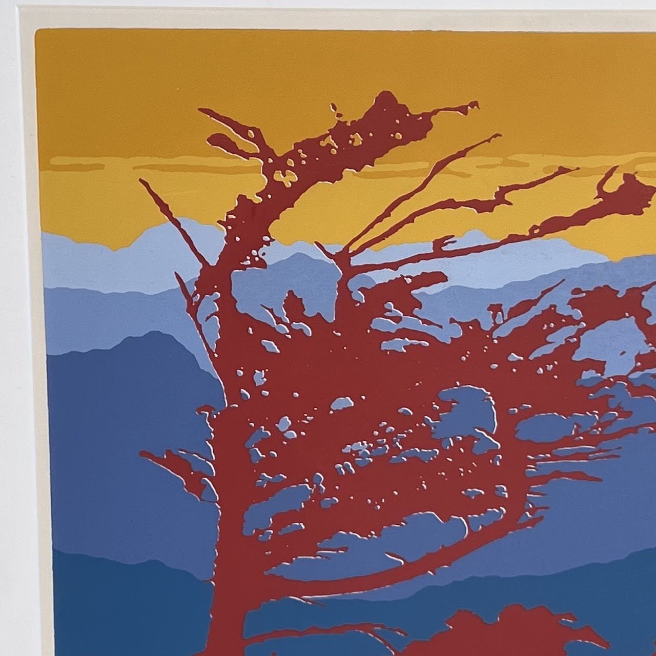 Rick Lamphere 'Timberline' Signed Silkscreen, 1972