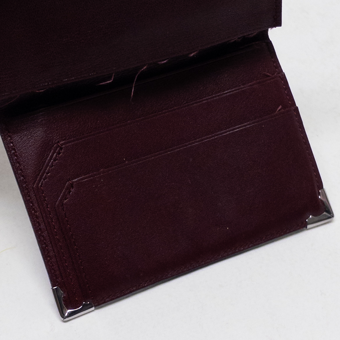 Cartier Calfskin Credit and Business Card Bi-Fold Wallet