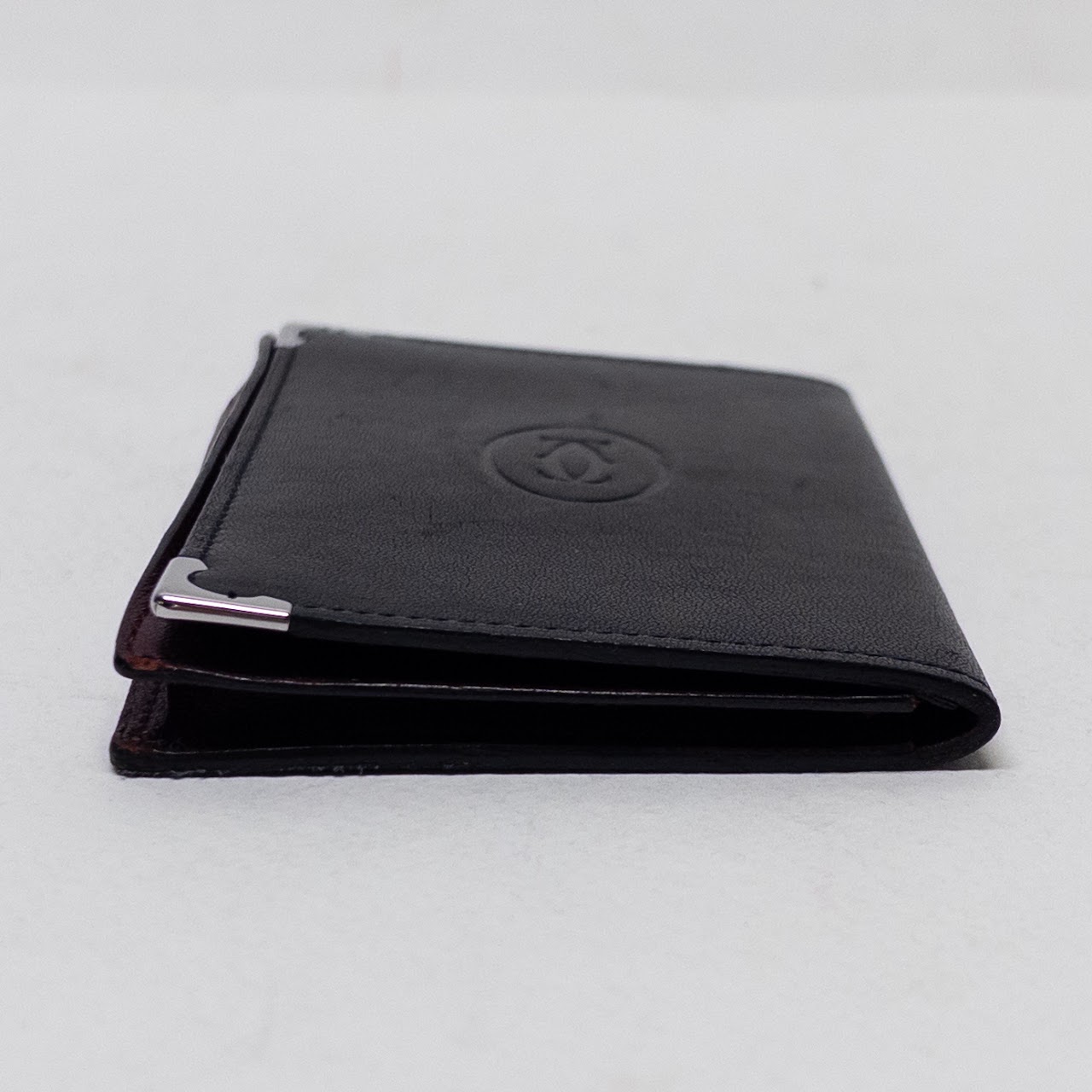 Cartier Calfskin Credit and Business Card Bi-Fold Wallet