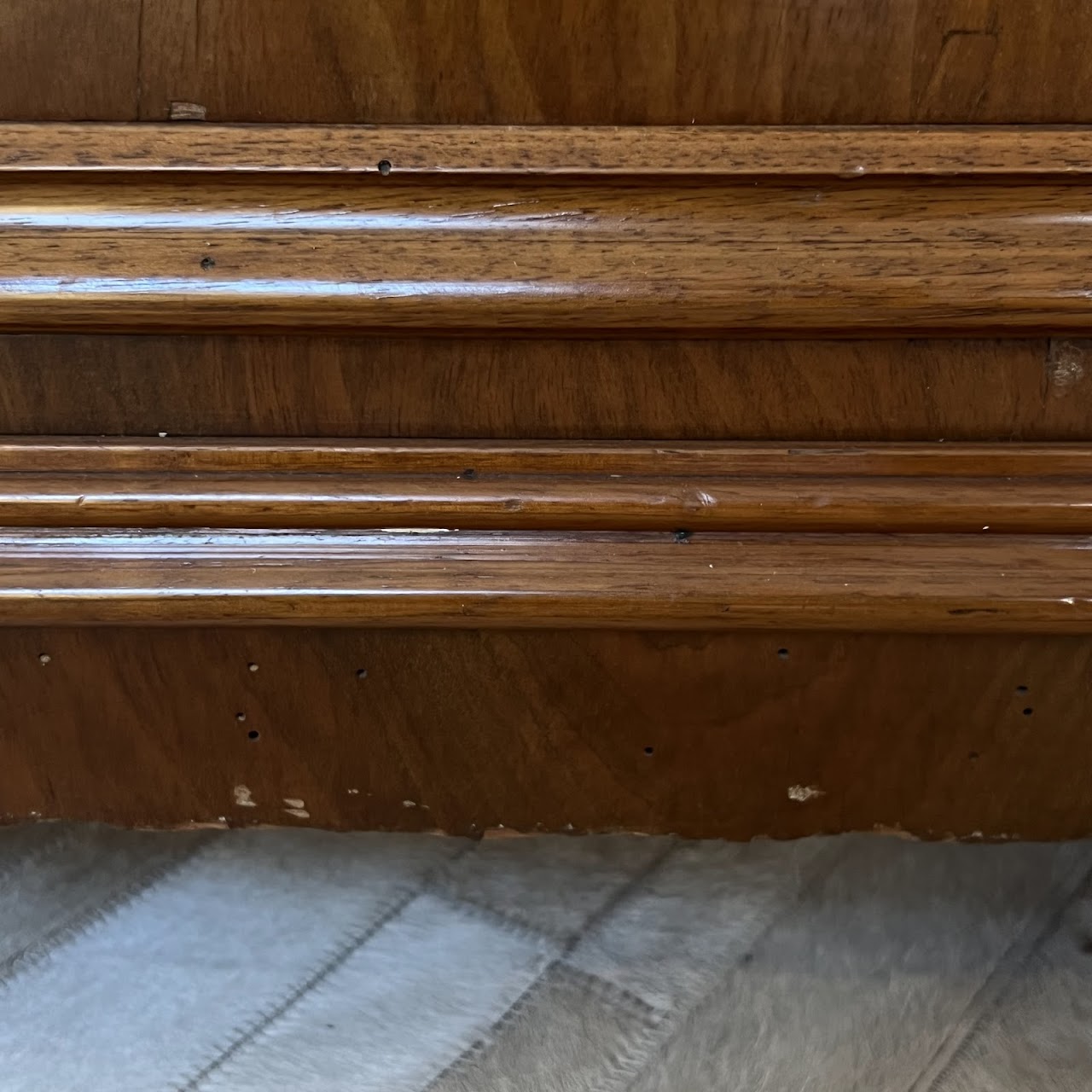 Swiss Antique Walnut and Burl Drop-Front Secretary Desk with Secret Compartments