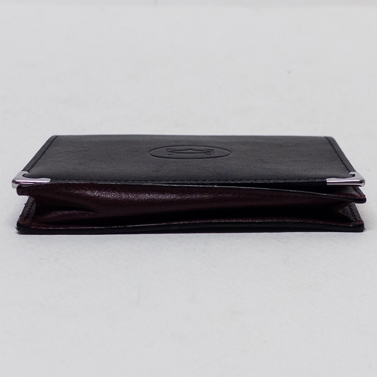 Cartier Calfskin Credit and Business Card Bi-Fold Wallet