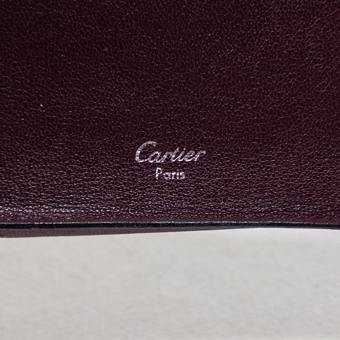 Cartier Calfskin Credit and Business Card Bi-Fold Wallet