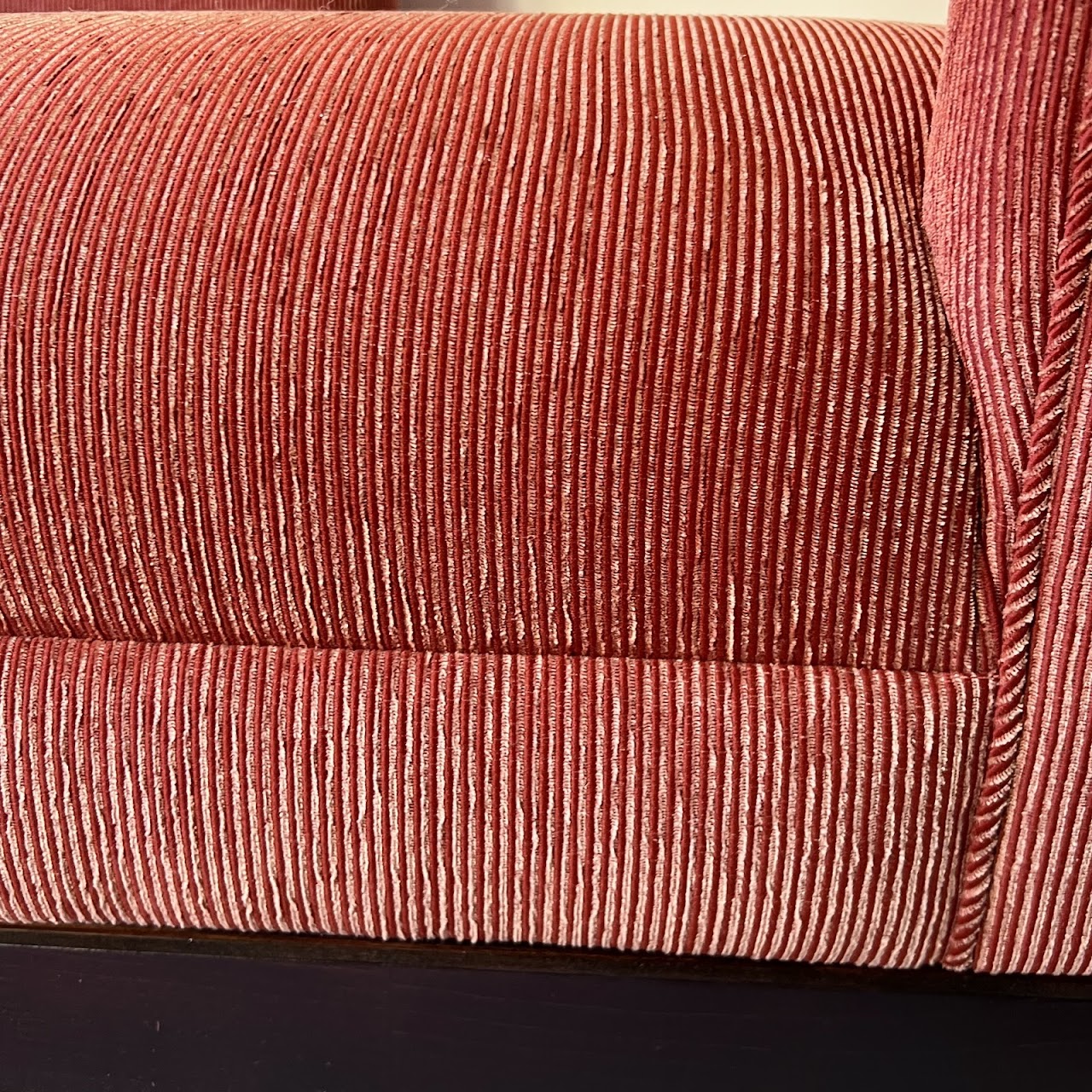 Niedermaier Furniture Jacquard Stripe Conversation Sofa