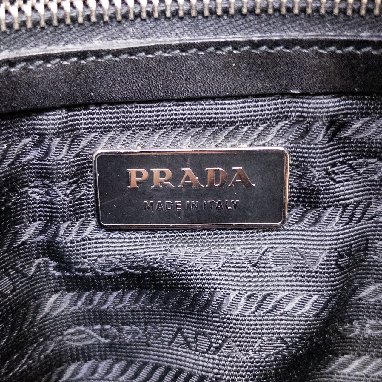 Prada Nylon & Leather Tessuto Shoulder Bag