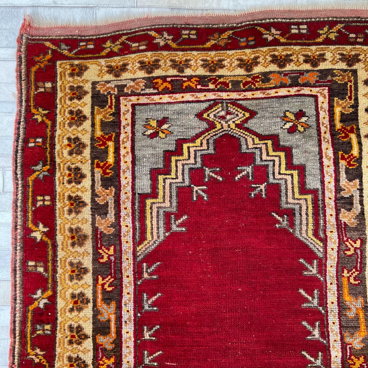 Turkish Wool Prayer Rug