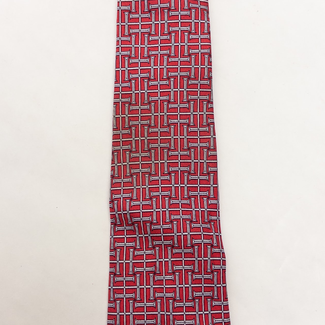 Hermès Silk H Pattern Tie