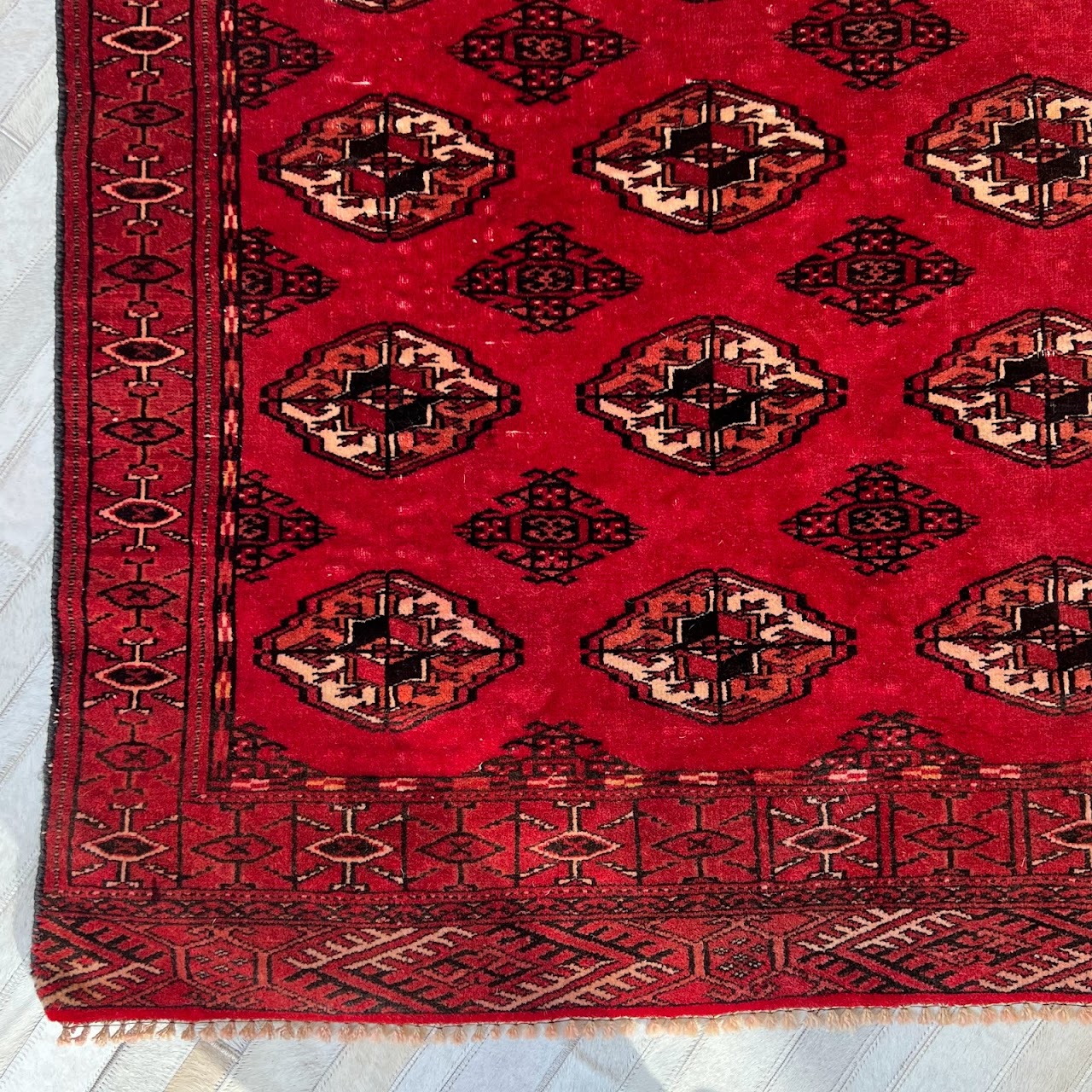 Wool Bokhara Area Rug