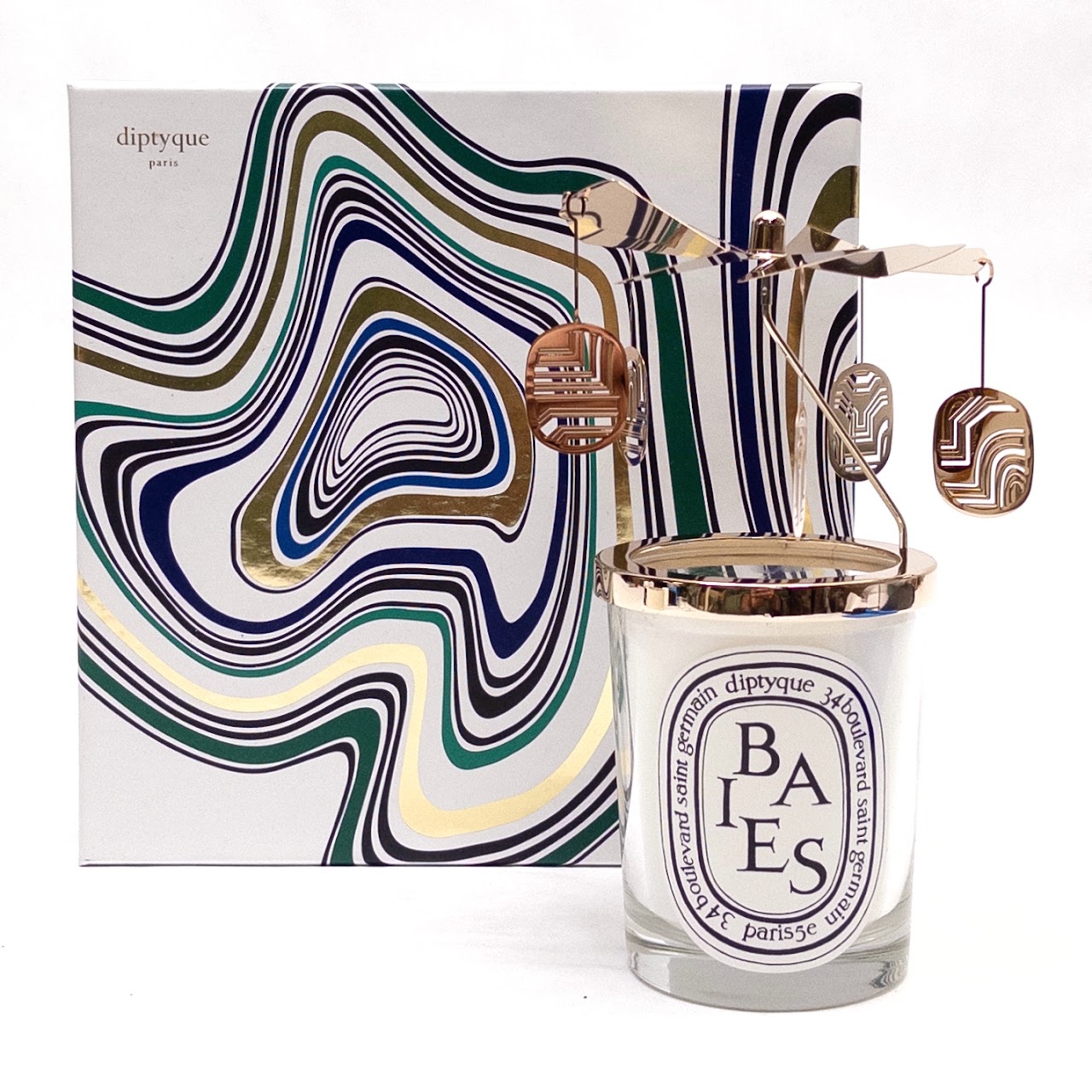 Diptyque Baies Scented Candle & Carousel Limited Edition Gift Set