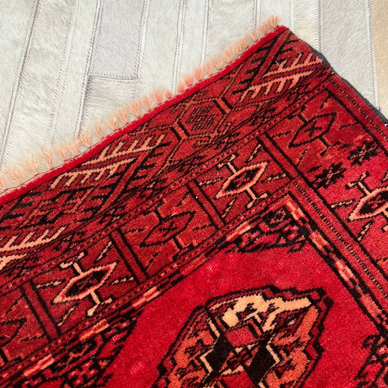 Wool Bokhara Area Rug