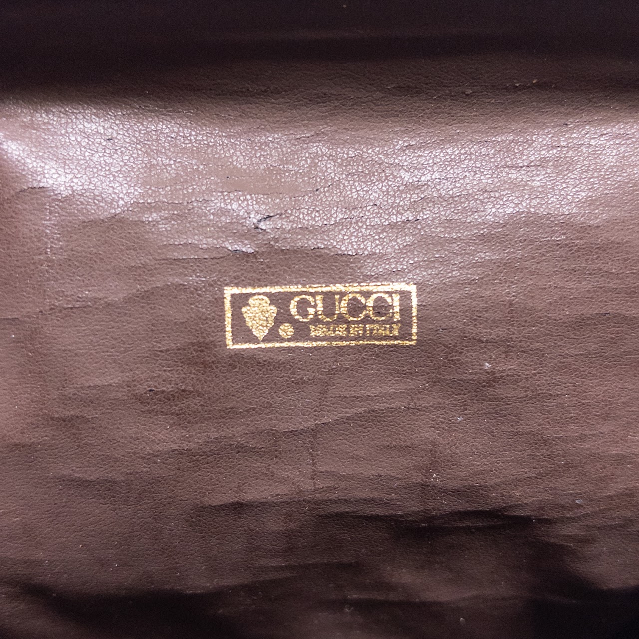 Gucci GG Leather Clutch