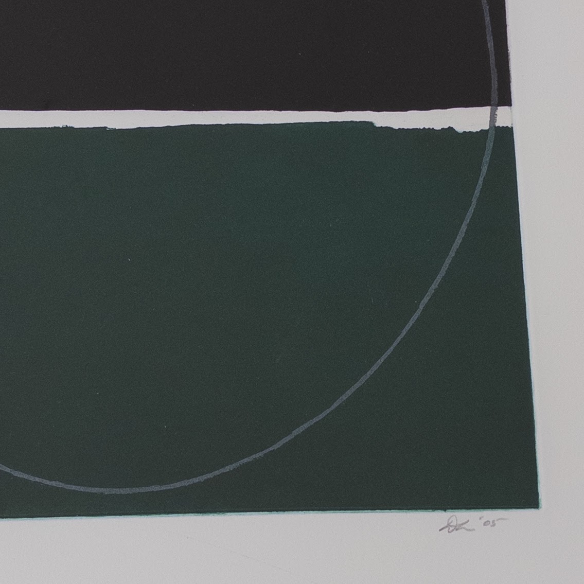 Contemporary Abstract Signed Aquatint Etching