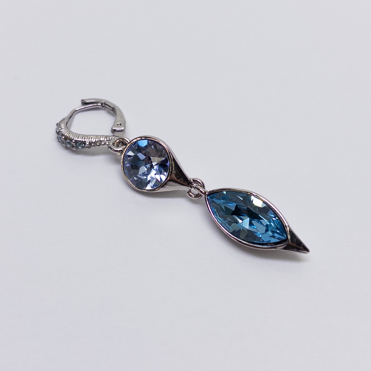 Givenchy Blue Stone Drop Earrings