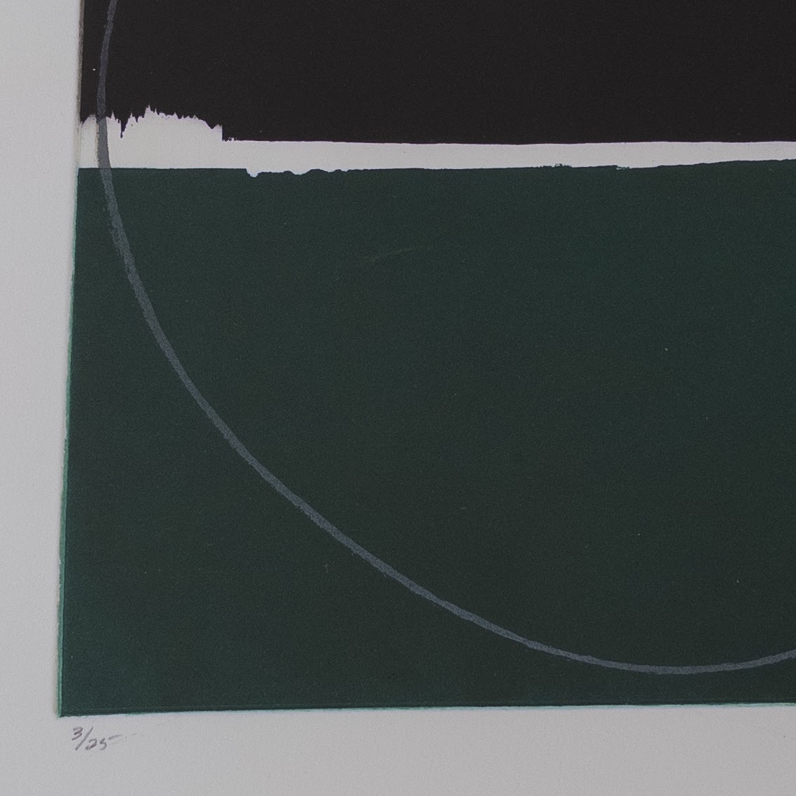 Contemporary Abstract Signed Aquatint Etching