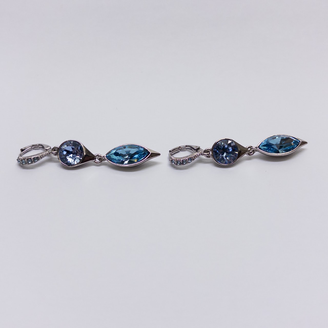 Givenchy Blue Stone Drop Earrings