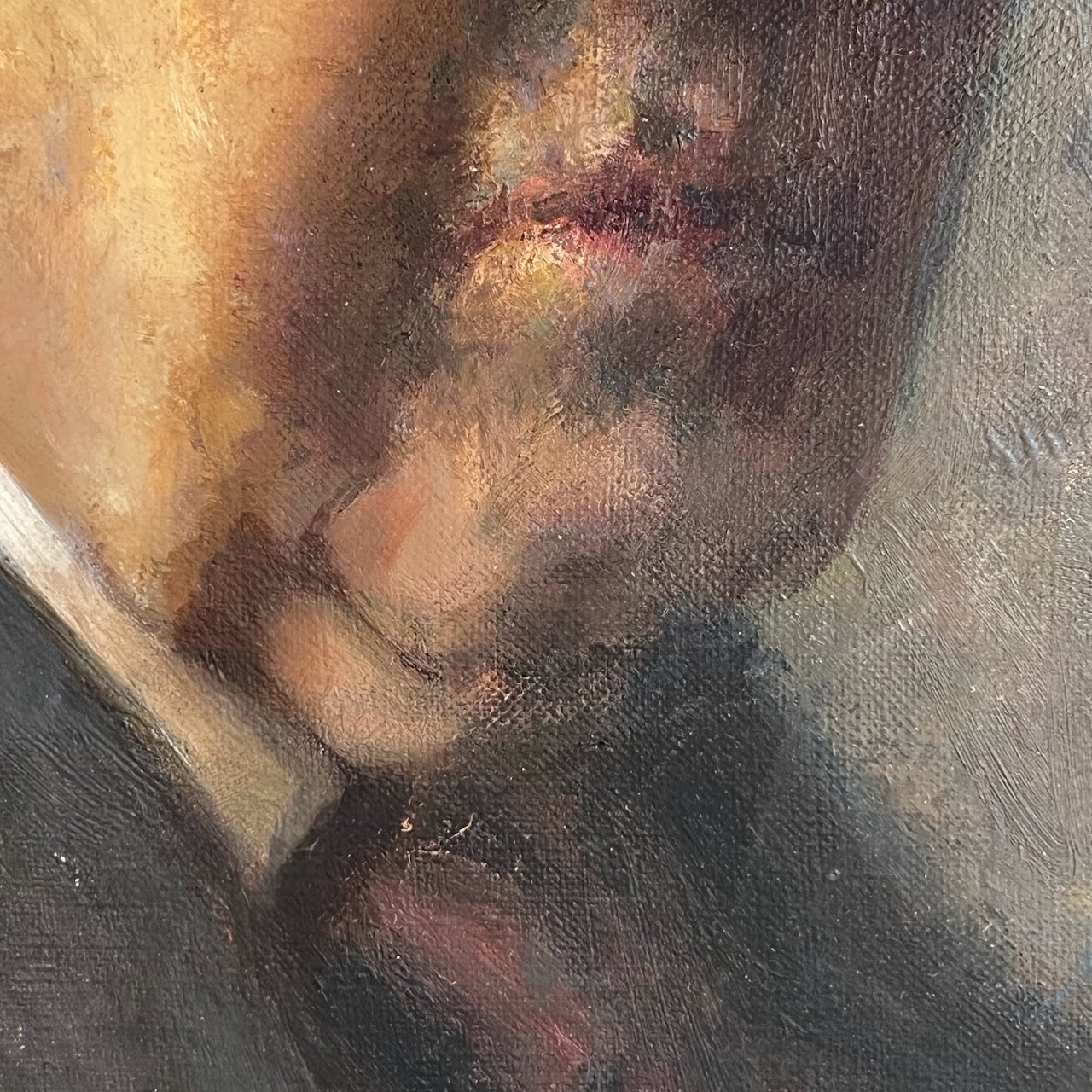 Small Oil Portrait Painting