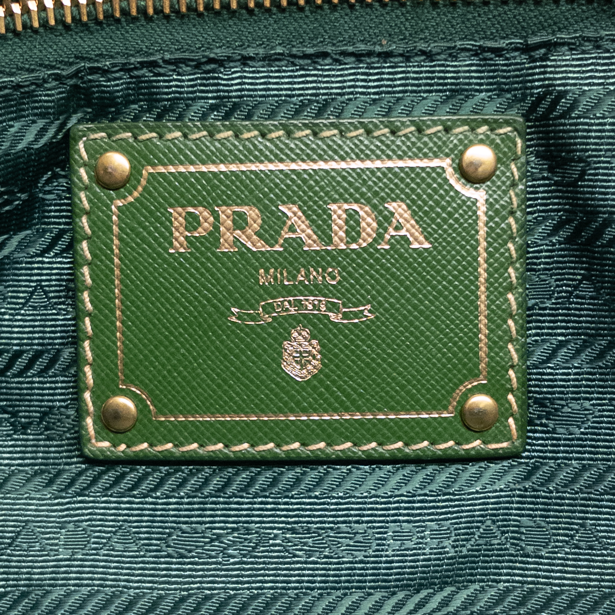 Prada Tessuto Oro Nylon Tote