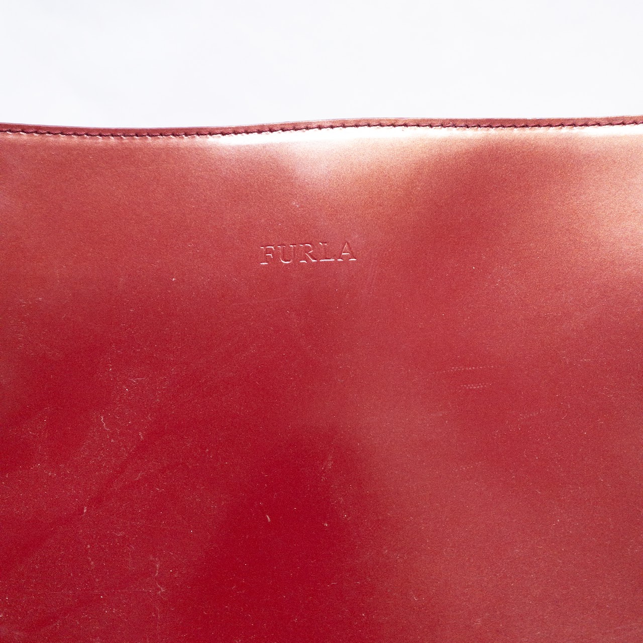 Furla Patent Leather Shoulder Bag