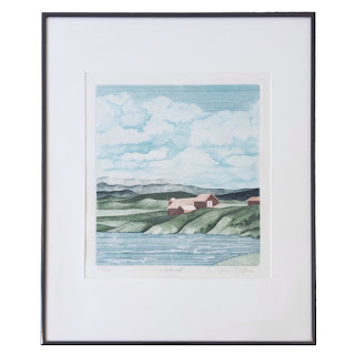 A. Marin 'Lakeside' Signed Etching and Aquatint