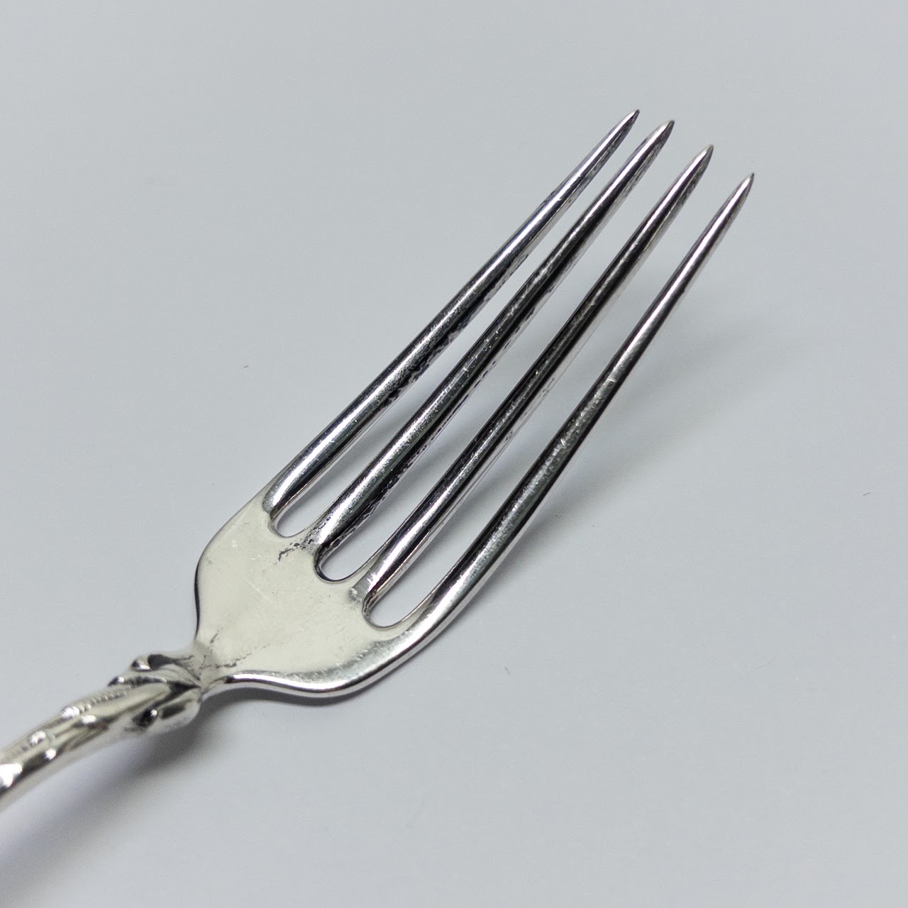 Ten Sterling Silver Paye & Baker Dessert Forks