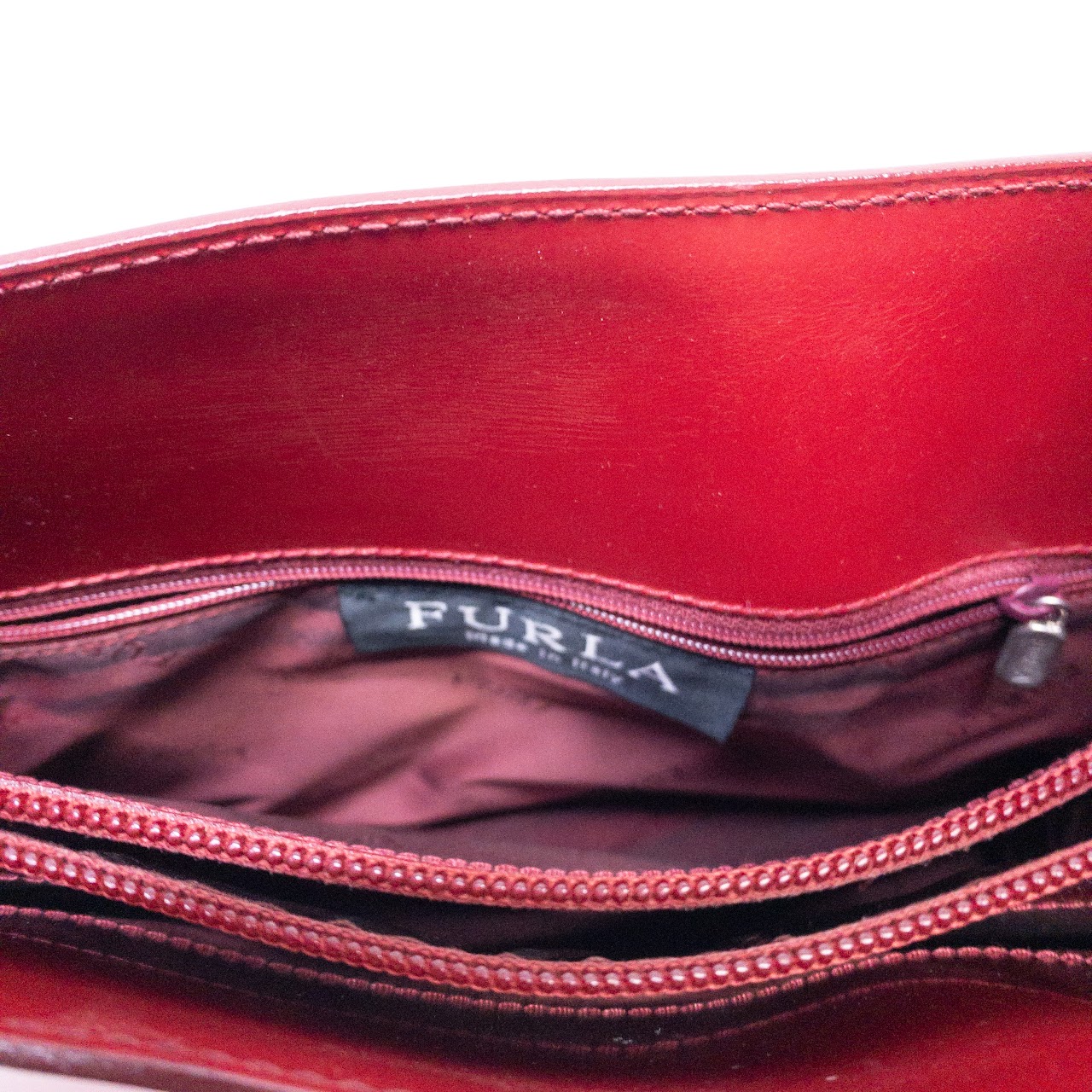 Furla Patent Leather Shoulder Bag