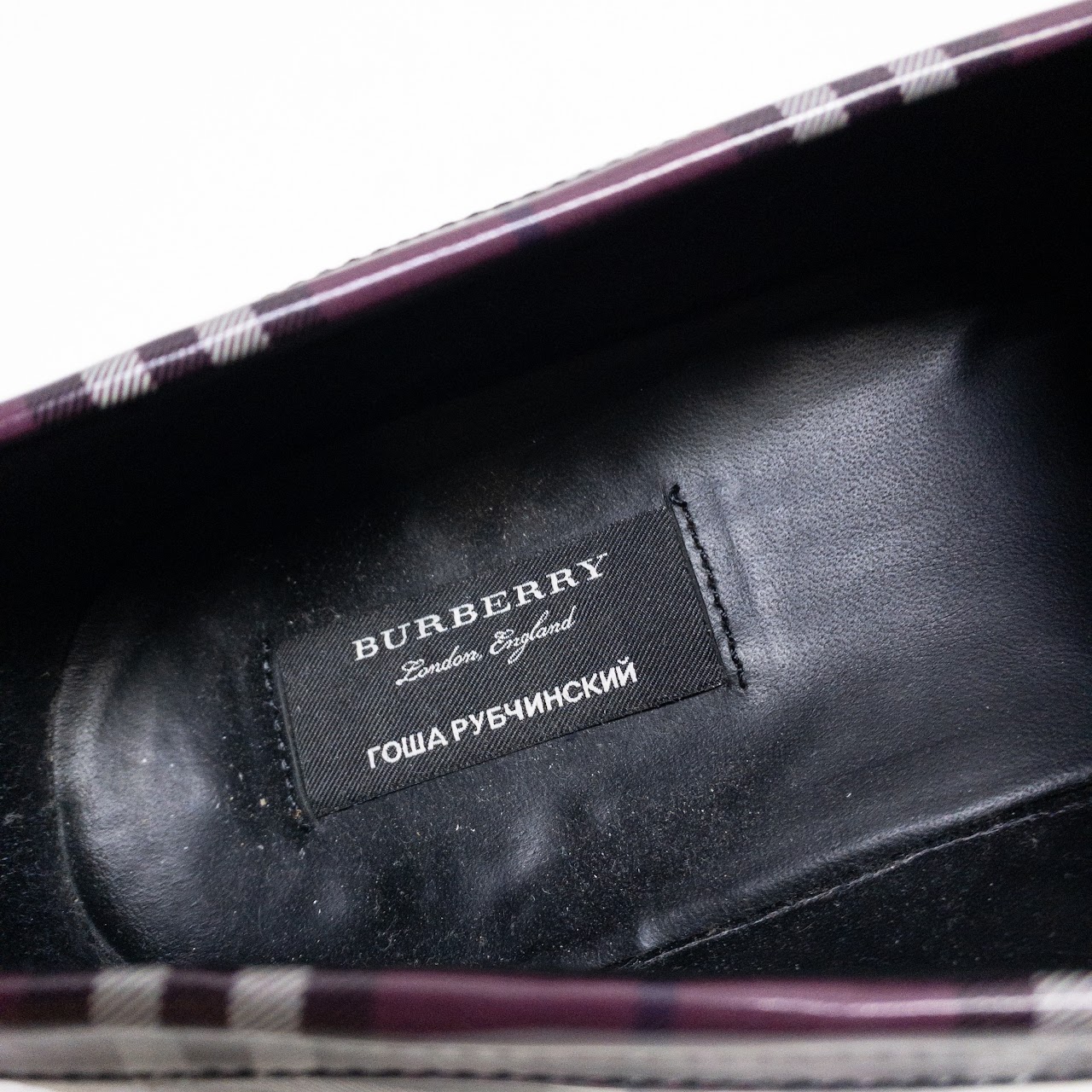 Burberry x Gosha Rubchinskiy Nova Check Coin Loafers