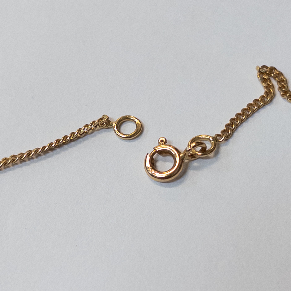 18K Gold Chai Pendant Necklace