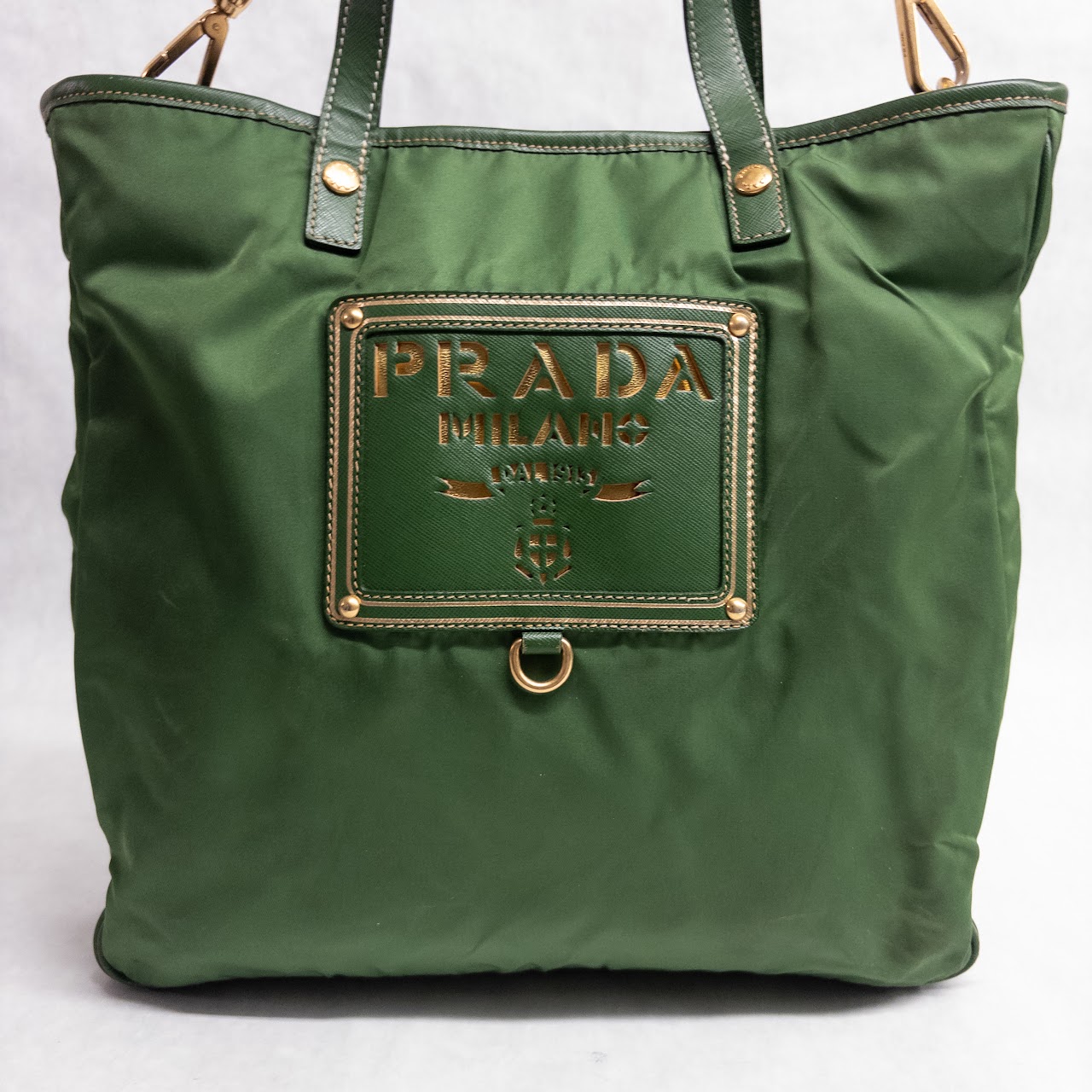 Prada Tessuto Oro Nylon Tote