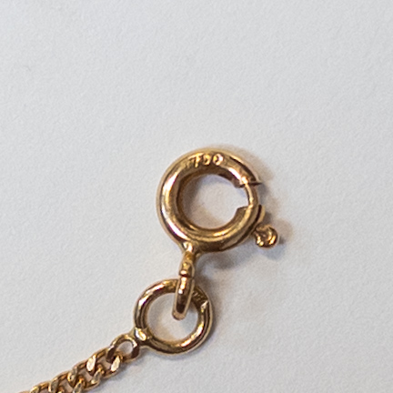 18K Gold Chai Pendant Necklace