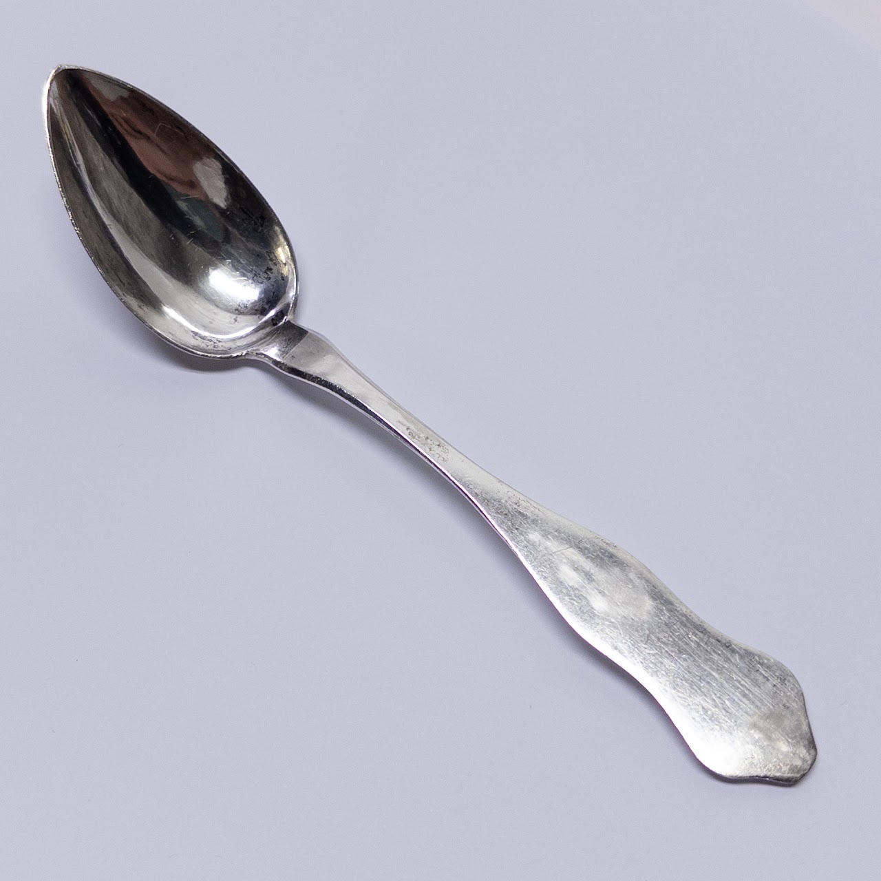 Twelve 800 Silver Pointed Merklein Spoons