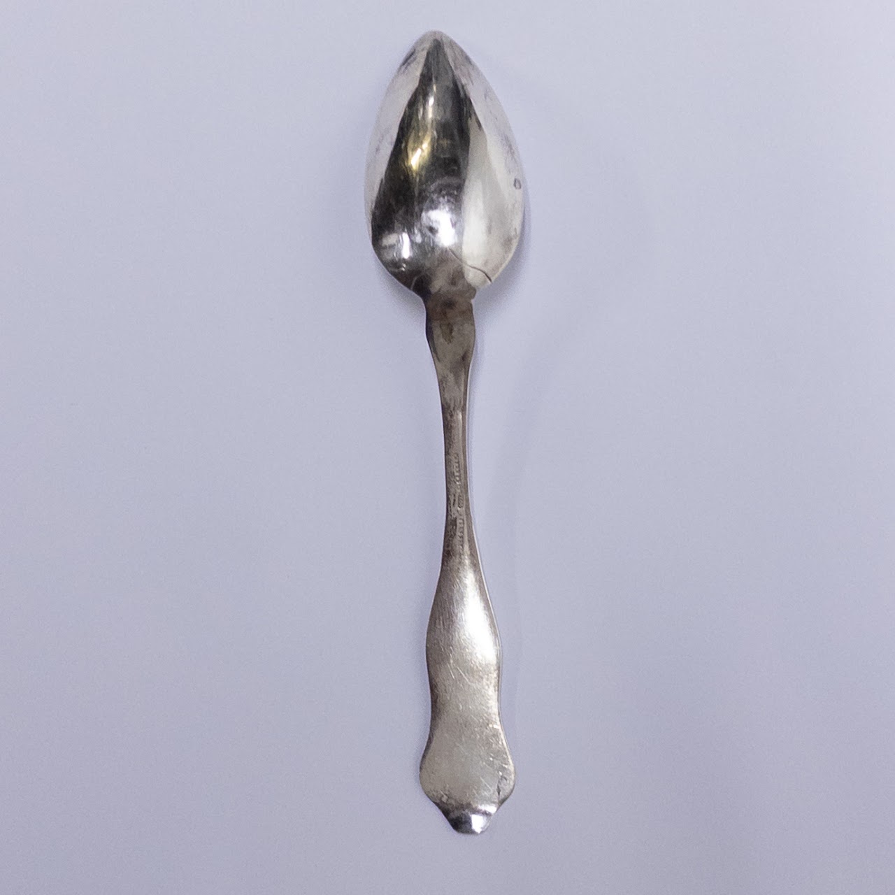 Twelve 800 Silver Pointed Merklein Spoons