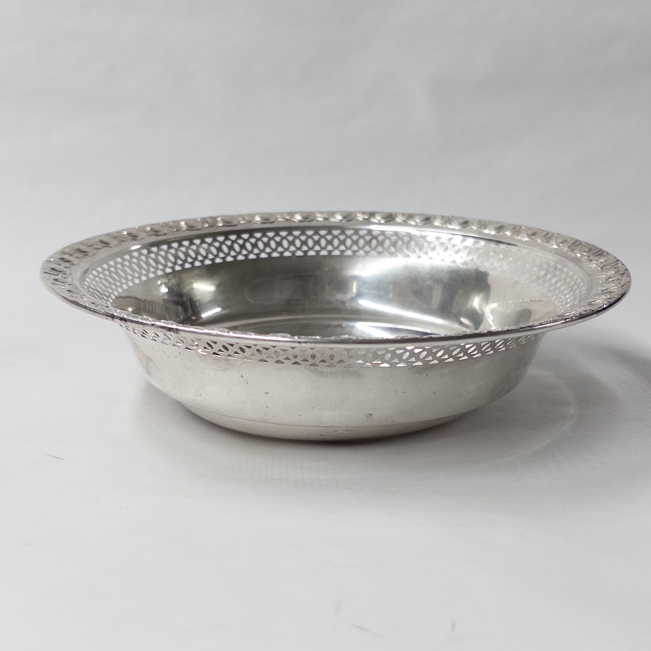 Sterling Silver Pierced and Repoussé Bowl