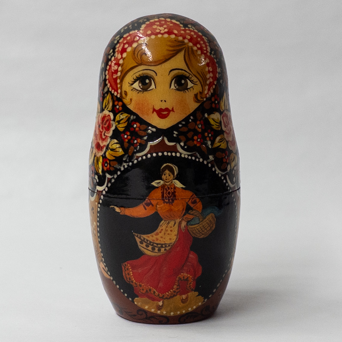 Russian Hand-Painted Matryoshka Nesting Doll Set