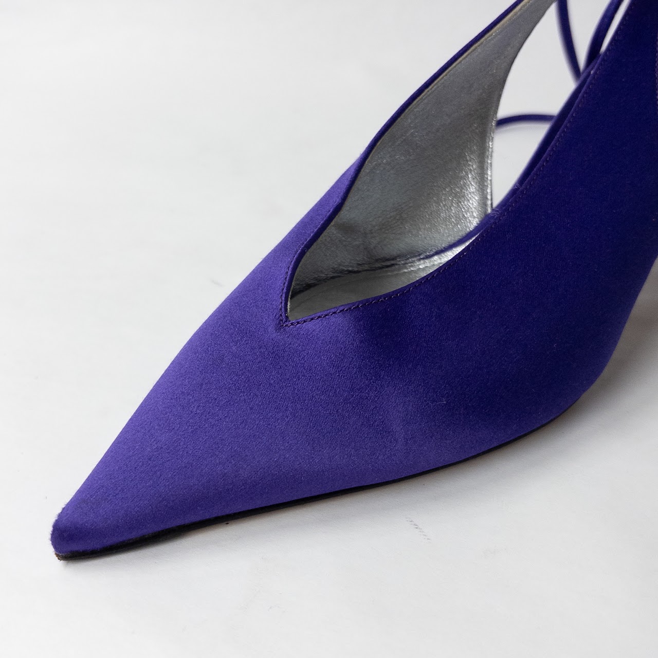 The Attico Kitten Heel Slingback Pumps