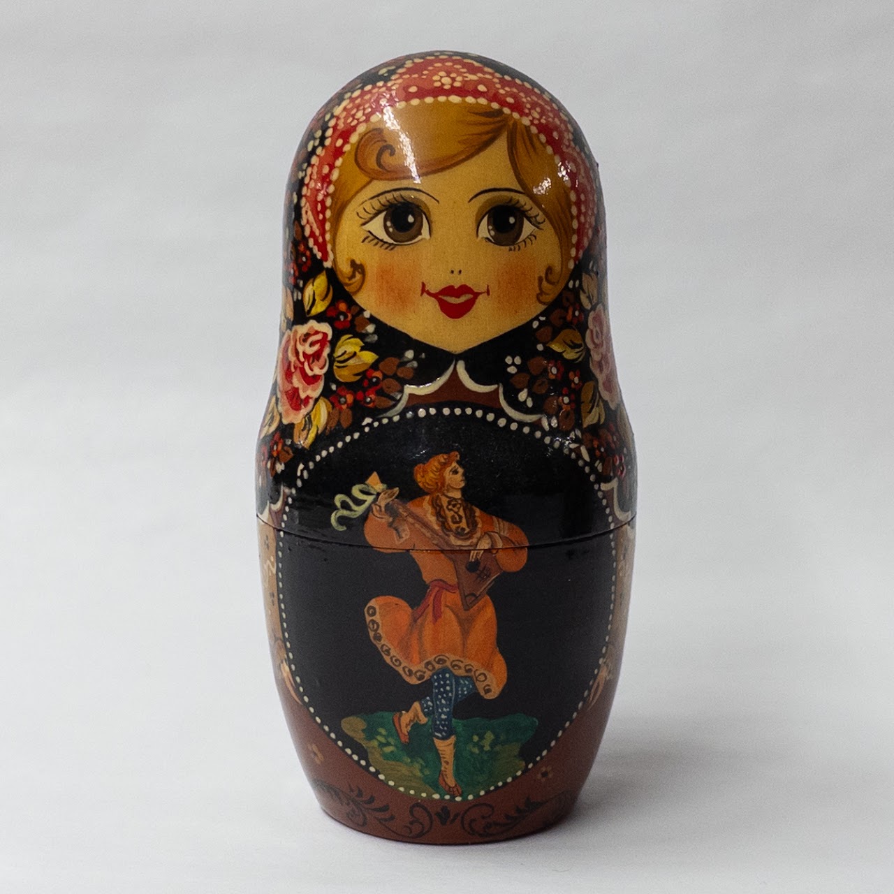 Russian Hand-Painted Matryoshka Nesting Doll Set