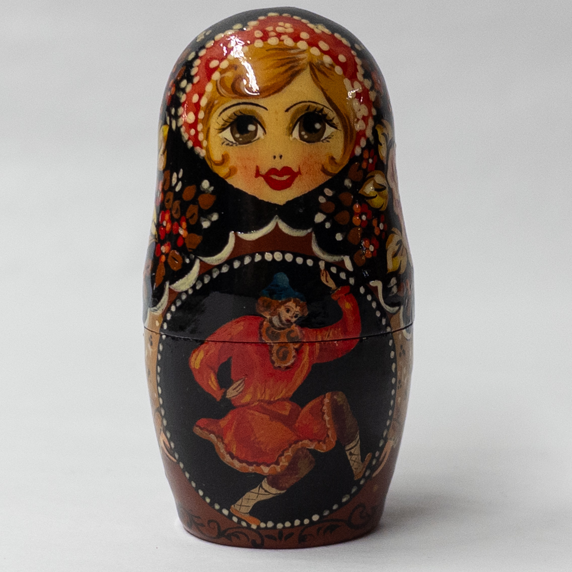 Russian Hand-Painted Matryoshka Nesting Doll Set