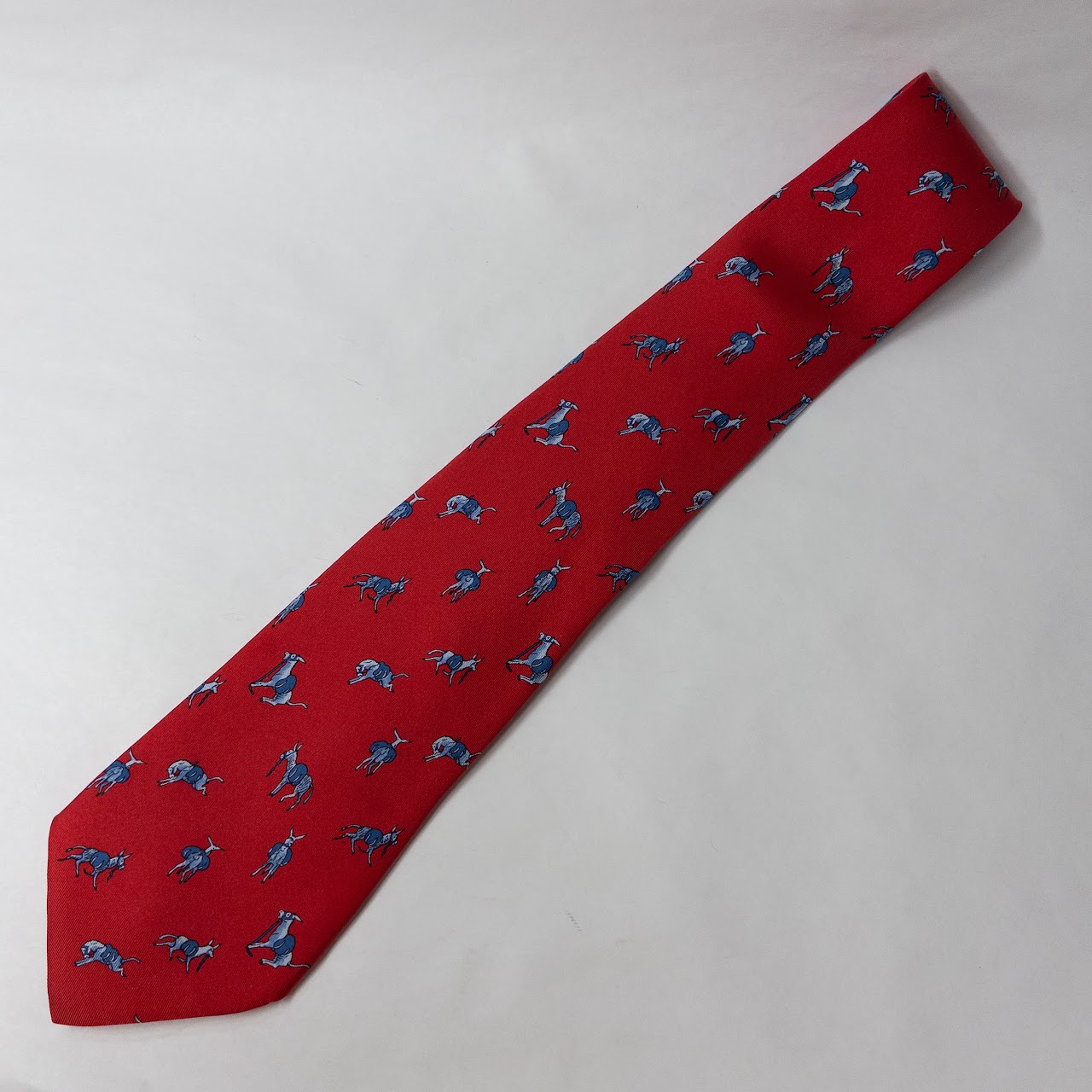 Hermès Mule Patterned Tie