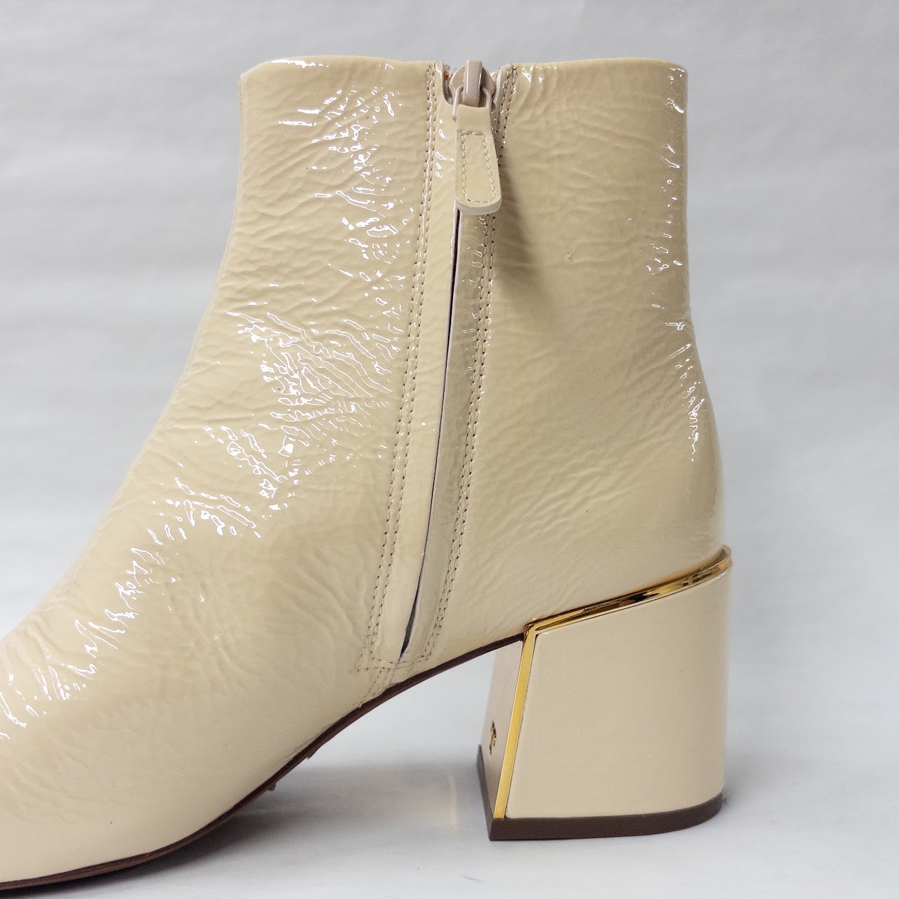 Tory Burch NEW Juliana Crinkle  Patent Leather Boots