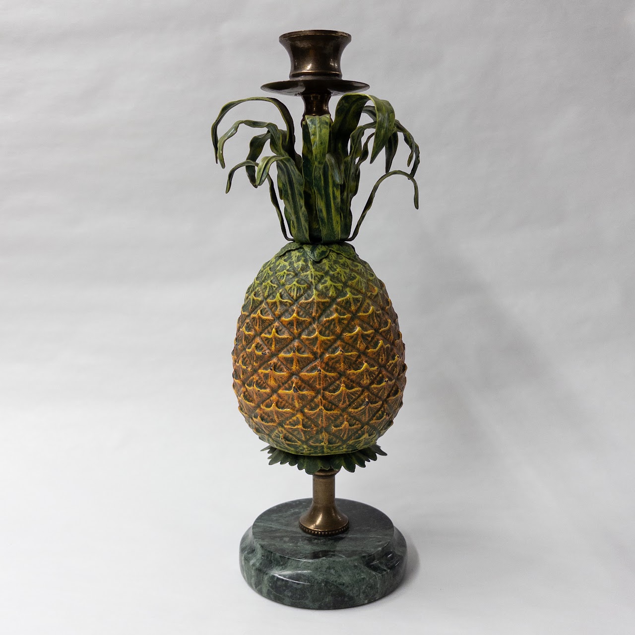 Petite Choses Pineapple Toleware Candlestick