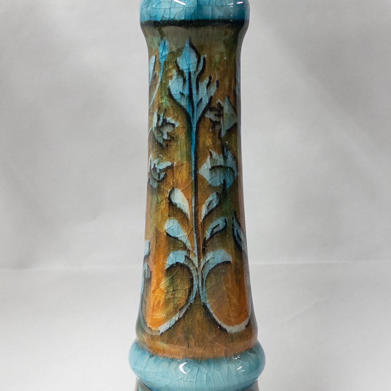 Pair of Italian Ceramic Candlesticks