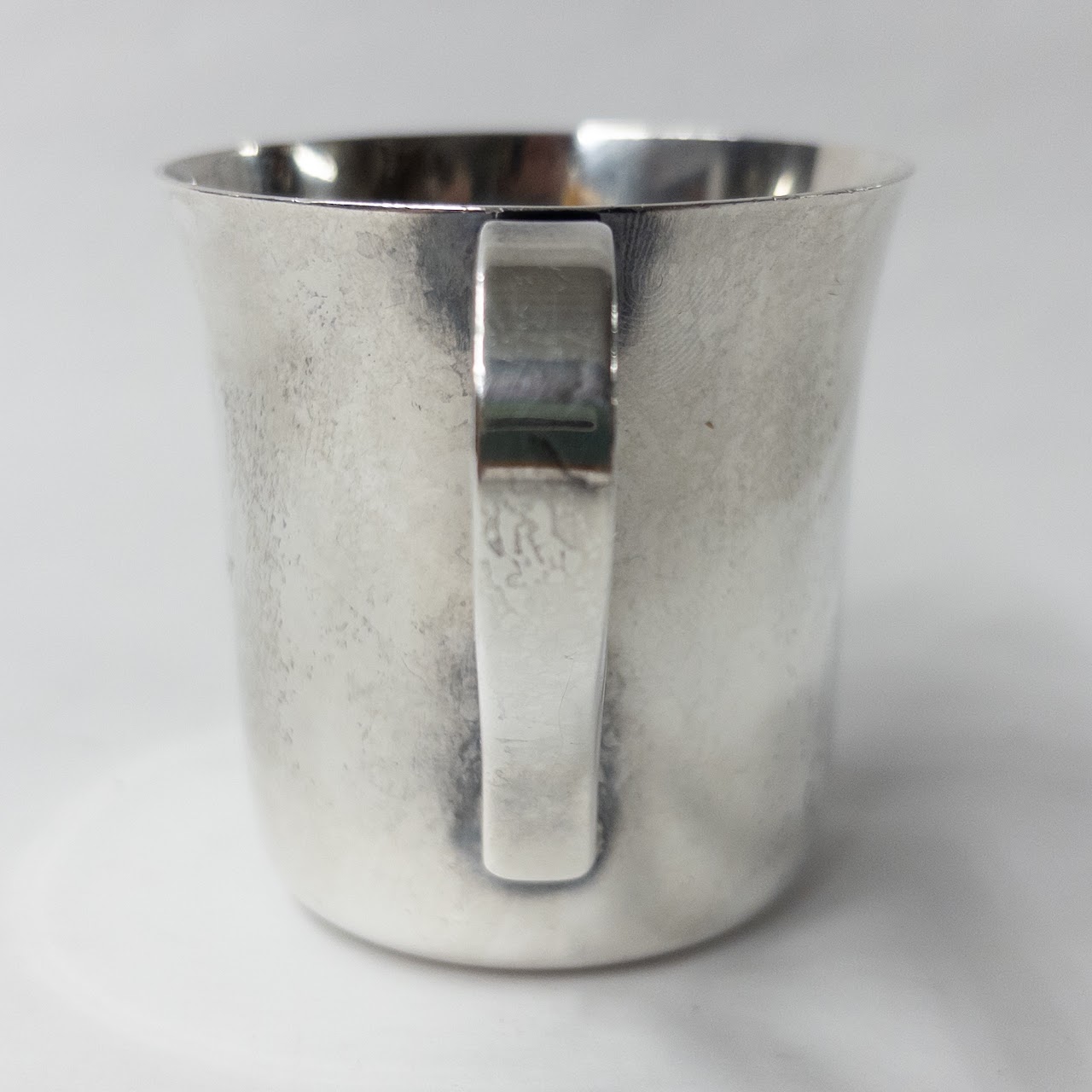 Sterling Silver Baby Cup with Teddy Bear