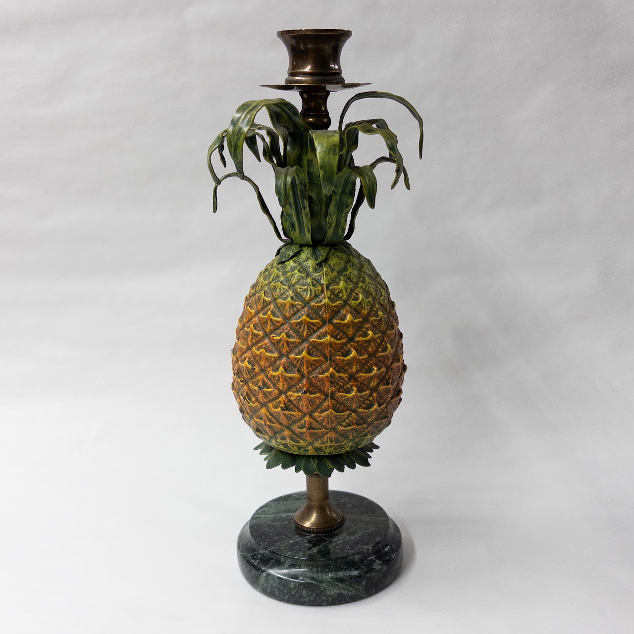 Petite Choses Pineapple Toleware Candlestick