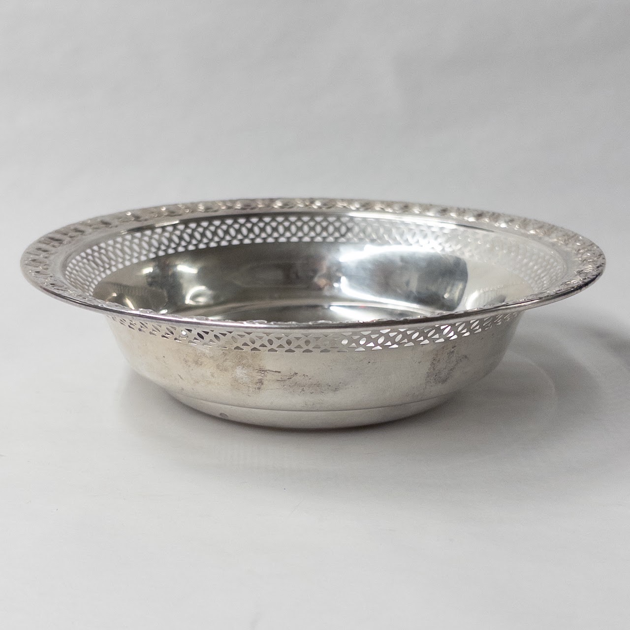 Sterling Silver Pierced and Repoussé Bowl