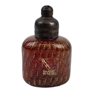 Murano Gold Aventurine Scent Bottle