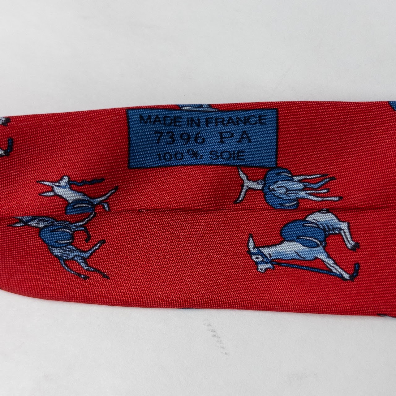 Hermès Mule Patterned Tie